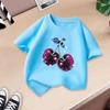 Children's Casual Short-sleeved T-shirt - Summer Girl's Cute Cherry T-shirt