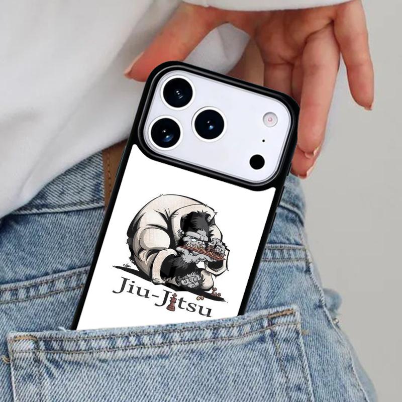 BJJ Brazilian Jiu Jitsu Art Sport Phone Case for iPhone 16e 15 14 13 12 17 Pro Max Plus Air 17pro Cover Coque