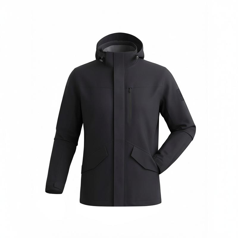 Мужские тренчи Li Ning Черные Средние ASFY751-73