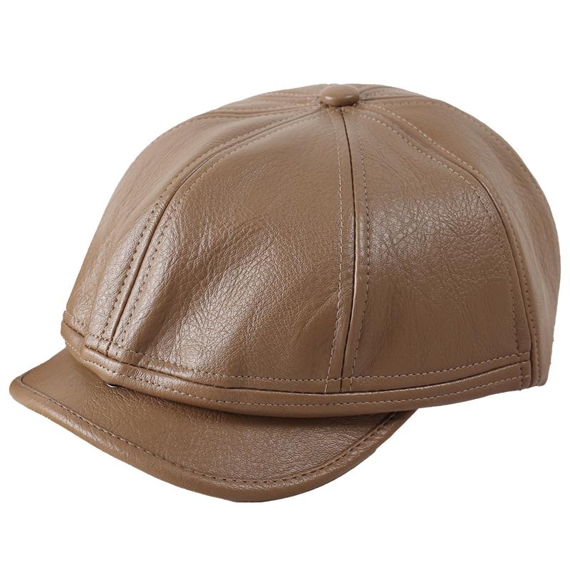 PU кожаная шляпа вперед детский темперамент универсальный показывать лицо маленький весна и осень путешествия уличная мода тренд берет