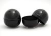 65mm Empty Capsules, Pack of 50 (Opaque), Gachapon, Outer Diameter: Approx. 65mm X 70mm (Black)
