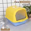 Large Enclosed Cat Litter Box with Door, Anti-Splash & Deodorizing