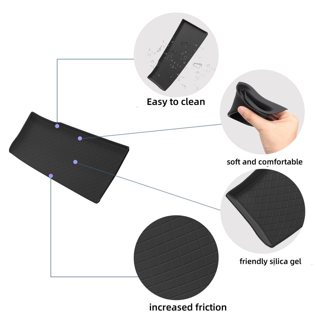 Для Toyota Sienta 170 Series 2016-2025 Ящик для хранения на приборной панели со стороны пассажира, лоток, силиконовый органайзер, аксессуары для интерьера автомобиля