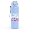 1PC Real Quick Red Letter Art 750ml Color Plastic Sports Water Bottle Leakproof Flip Straw Lid Suitable for Sports Office Home Use