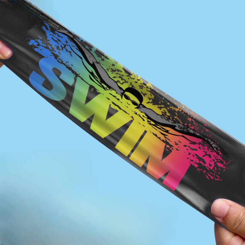 Men Silicone Waterproof Swimming Caps Ear Protection Solid Color Printed Swim Caps for Women and Child Pool Accesories