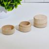 Handmade Wooden Box Round Storage Box Small Jewelry Box  Home Decoration