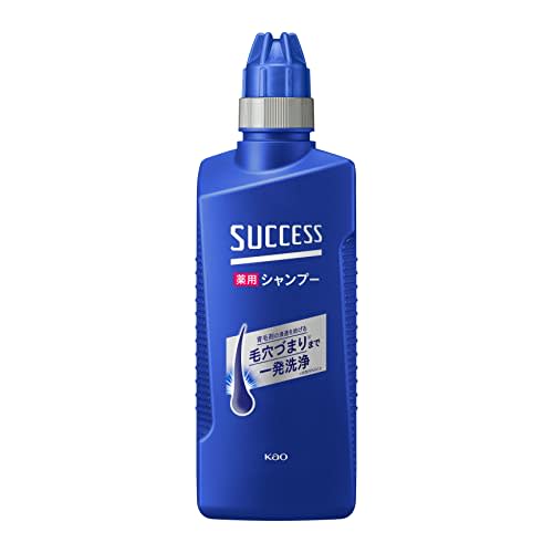 SUCCESS Medicated Shampoo 400ml Abra Wax Odor One-shot Cleaning Shampoo Aqua Citrus Fragrance Body