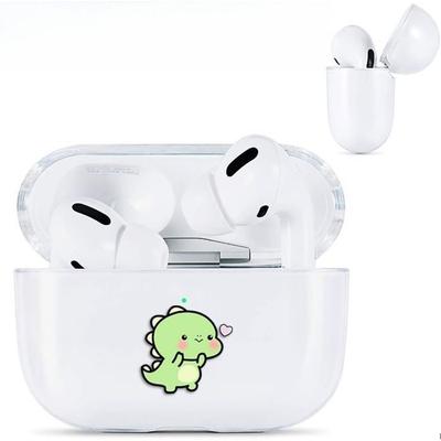 Чехол для AirPods Pro 2 - Жесткая защита - Рисунок Динозавр - Ударопрочный - Защита от царапин - Прозрачный