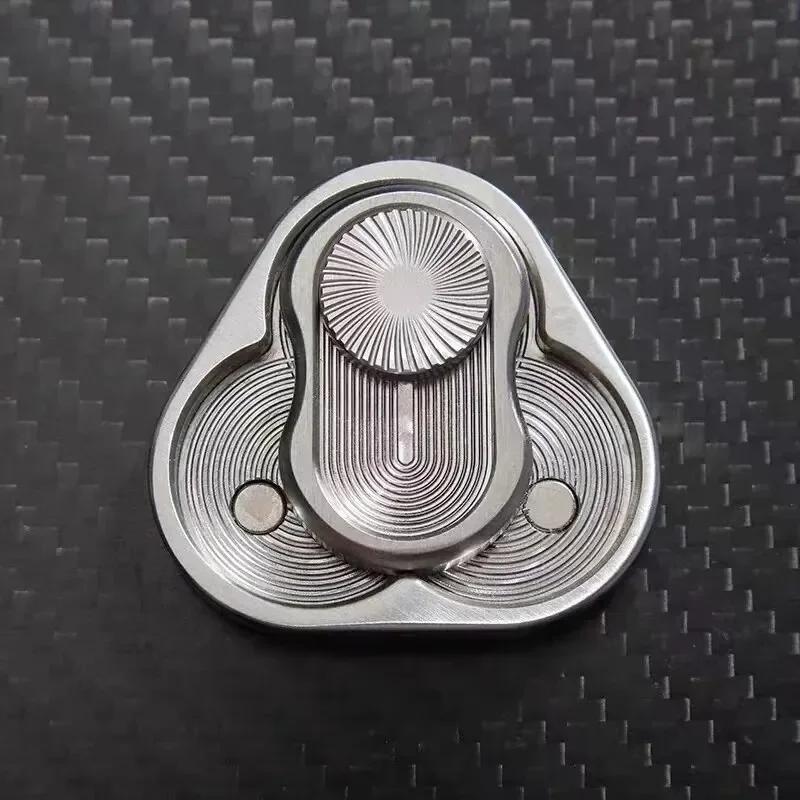 Titanium Magnetic Fidget Slider - EDC Metal Stress Relief Toy for ADHD Autism Sensory Anxiety, Adult Focus Tool Premium Gift
