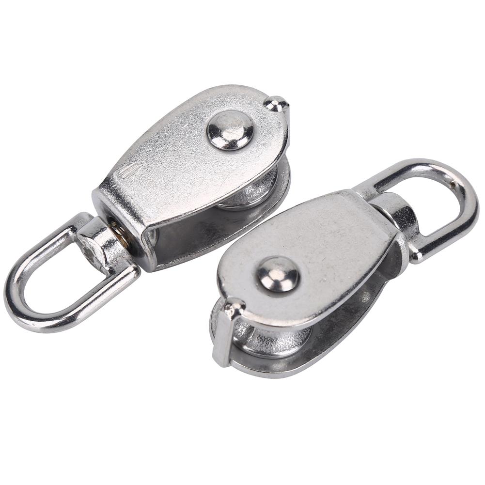 Stable Kayak Canoe Anchor Trolley Kit System with Pulley Pad Eye Ring Hook Accessory Set