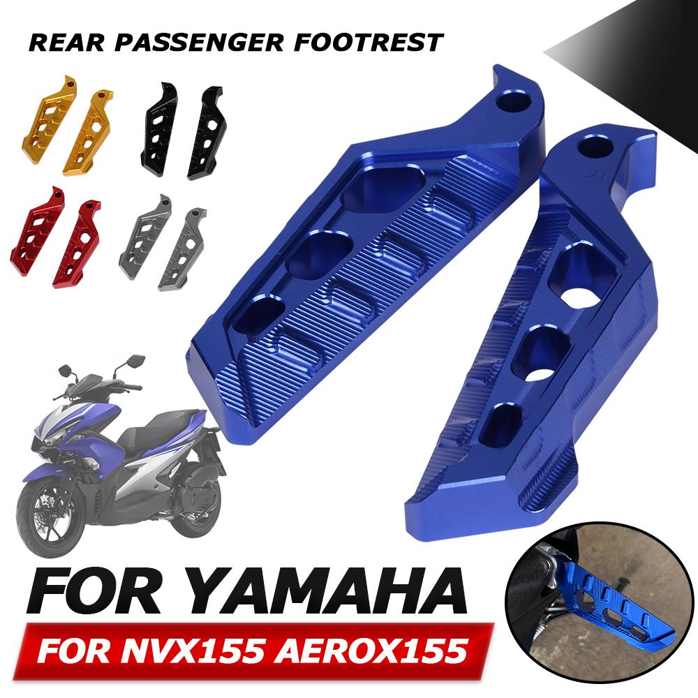 For YAMAHA NVX155 AEROX155 NVX 155 AEROX 155 2022 2023 Motorcycle Accessories Rear Passenger Footrest Foot Rest Pedals Plate
