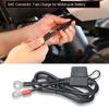 Universal Motorcycle Battery Charger Cable Quick Disconnect SAE Motorbike Connection Line Terminal