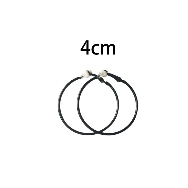 Женские серьги-клипсы без пирсинга, серьги-кольца, маленькие и большие круглые кольца с золотым серебряным покрытием