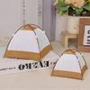 1:12 Scale Camping Tent Model Decoration Doll Small Tent Simulated Outdoor Tent Doll House