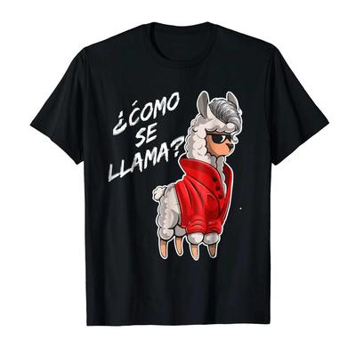Como Se Llama Funny Fashionable Spanish Llama T Shirt New 100 Cotton Short Sleeve ONeck Tshirt Casual Unisexs Top