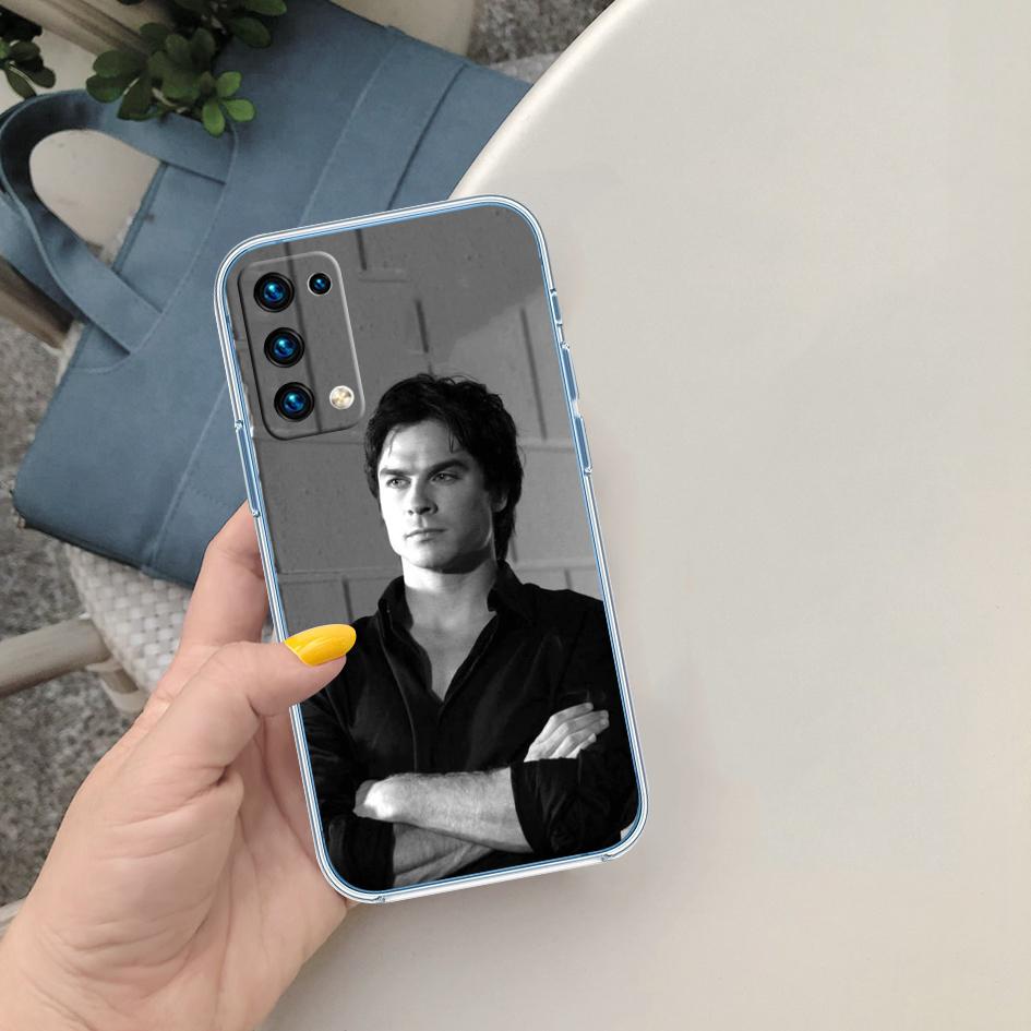 Прозрачный чехол для телефона Дневники вампира Деймон для Motorola Moto G40 G04 G05 One Ace Action Fusion + Plus Hyper Macro Vision Zoom