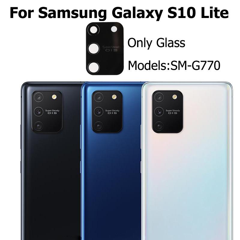 Новое заднее стекло объектива камеры для Samsung Galaxy S10 S10e E Plus Lite 5G с клейкой наклейкой Замена стекла объектива камеры