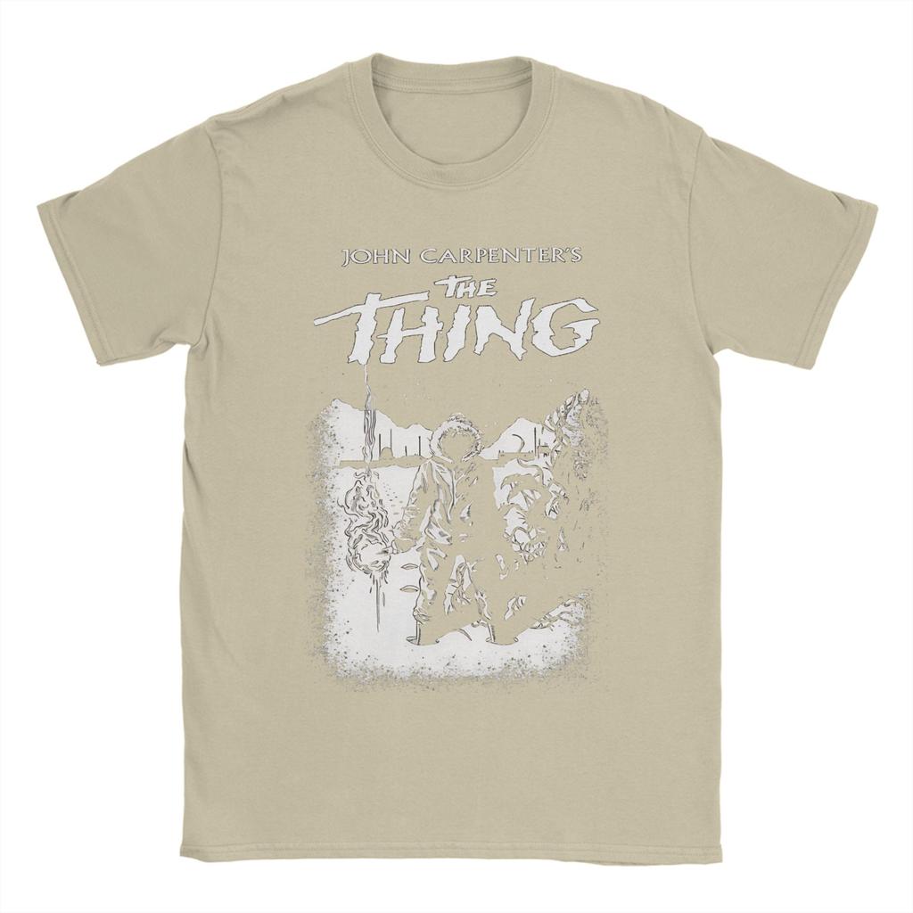 1982 jc The Thing Movie Unisex T Shirts Awesome Tee Shirt Short Sleeve O Neck TShirt Cotton Gift Idea Clothes