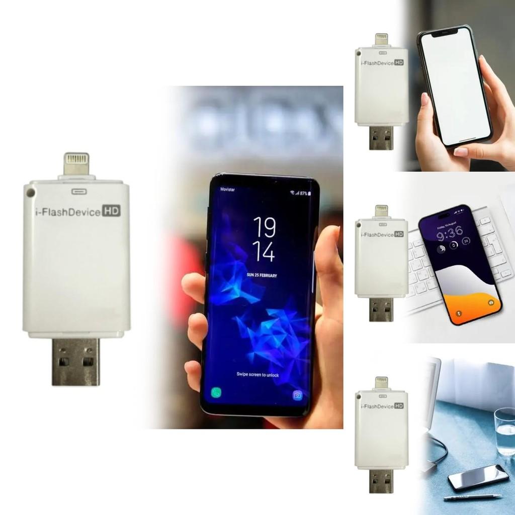 Apple Style Otg Tf Reader With Lightning Usb Interface For Mac And Android Devices