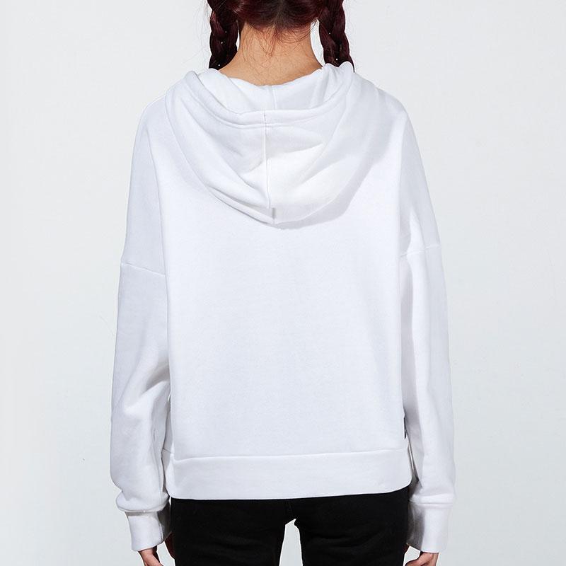 Adidas Толстовка с капюшоном Neo с большим логотипом, женские топы, белые H57346