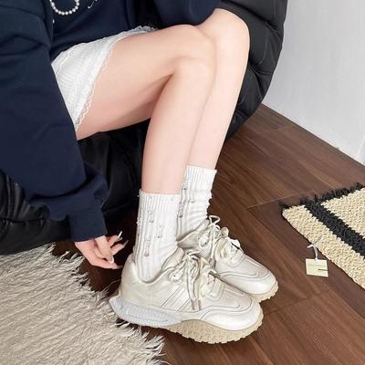 Платформенные кроссовки для женщин летние универсальные увеличивающие рост повседневные спортивные кроссовки