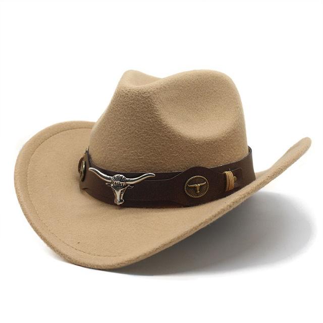 Winter Women 'S Men 'S Wool Hollow Western Cowboy Hat With Fashion Belt Gentleman Lady Jazz Cowgirl Toca Sombrero Cap