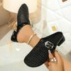 Hollow Half Slippers Women Off the Shelves Wear 2025 New Versatile Flat-bottomed Slippers Mesh Cool Slippers