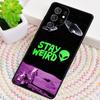 Эстетичный Чехол для Телефона в Стиле Alien Space Vaporwave для Samsung Galaxy note 10 pro S26 Ultra S23 S24 FE S25 S21 S22 PLUS Ударопрочный Чехол