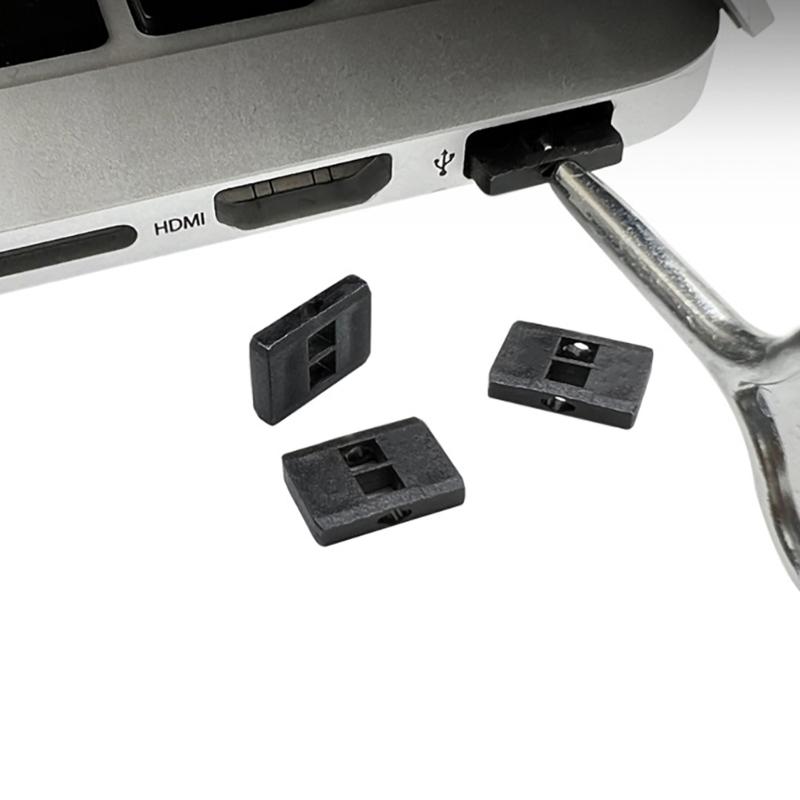 Простые в использовании заглушки для USB-портов USB-заглушка Универсальная посадка для безопасности данных на ПК и ноутбуке от пыли и воды