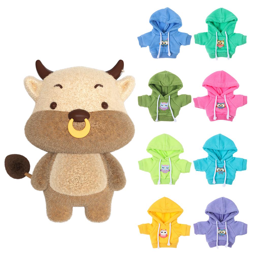 Nice Plaid Skirt Colorful Dressing Game  for 10cm Wallace Gromit Dog, 10-15cm Cotton Doll