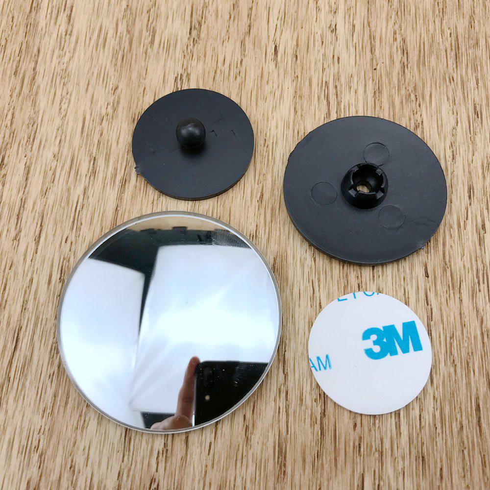 2 шт., вращающееся на 360 градусов универсальное широкоугольное круглое зеркало без оправы для слепых зон, выпуклое зеркало заднего вида для автомобиля для парковки