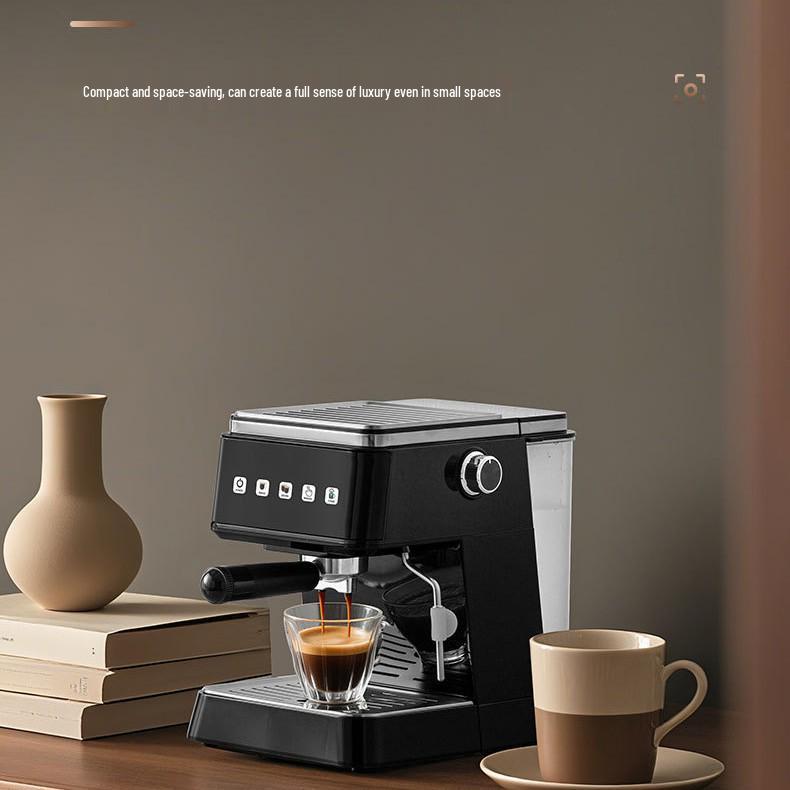 Кофемашина эспрессо 20 Бар с сенсорным экраном и вспенивателем молока - Идеально для дома или офиса