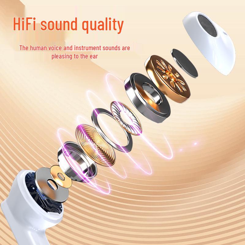 Портативная полувнутриканальная Bluetooth-гарнитура с шумоподавлением и стерео HD-звонками для спорта
