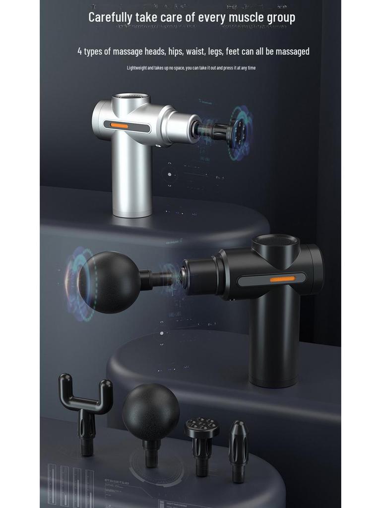 Women's Multifunctional Silicone Massage Gun for Muscle Relaxation