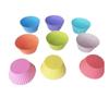 12pcs/Set Silicone Cake Mold Round Shaped Muffin Cupcake Baking Molds Kitchen Cooking Bakeware Maker DIY Cake Decorating Tools