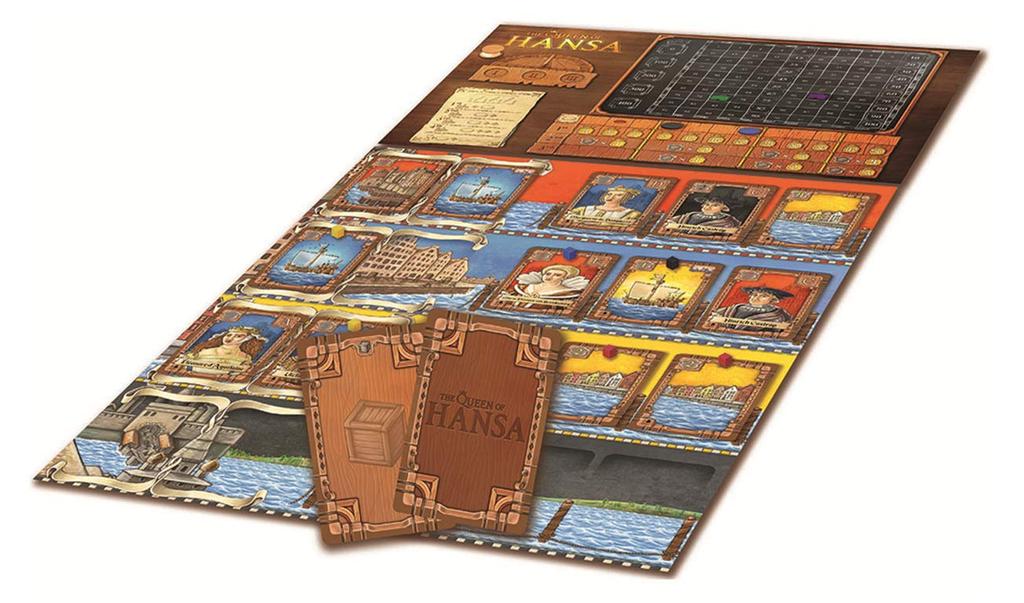 Hobby Japan THE QUEEN OF HANSA (2-4 Players, 45 Minutes, Ages 8+) Board Game
