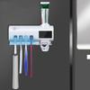 Intelligent UV Toothbrush Sanitizer Solar Energy Electric Toothbrush Hanger Multifunctional Wall Mount Bathroom Accessories