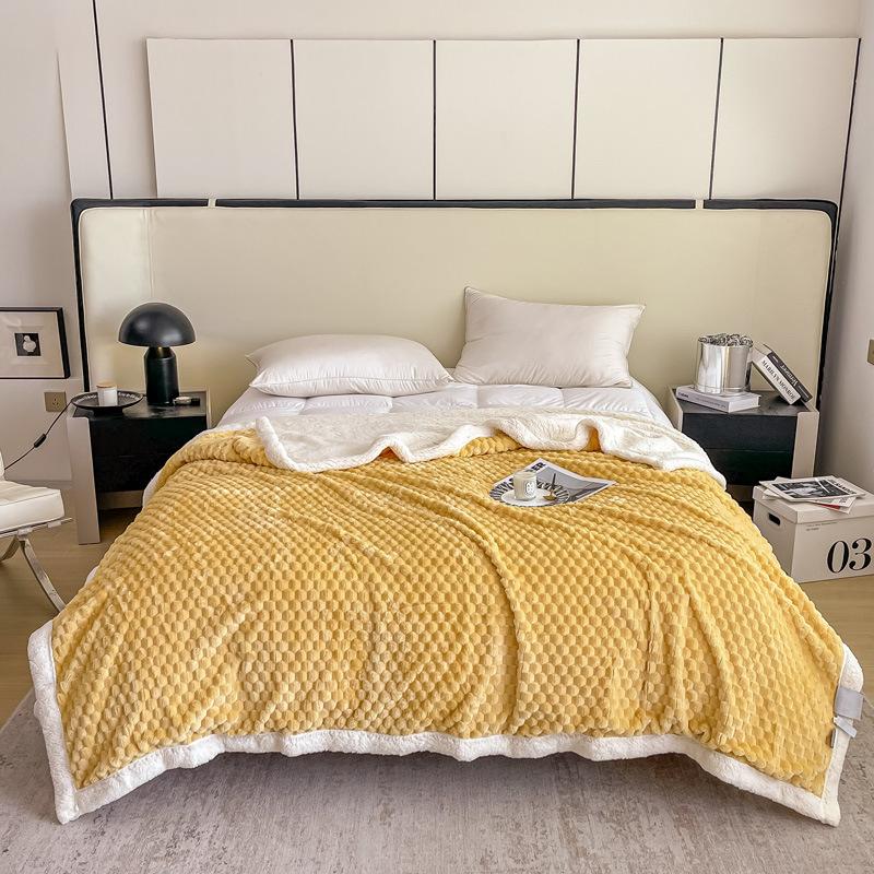 Утолщенное флисовое одеяло из черепаховой шерсти, овечьего флиса, фланелевое одеяло из кораллового флиса, офисное однотонное однотонное одеяло