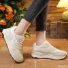 Thick Soled White Shoes New Versatile Casual Shoes Round Toe Flat Bottom Anti Slip Comfortable Wear-resistant Women's Shoes