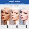 Mini RGB LED Clip Fill Light USB Rechargeable Portable Video Lamp for Phone Tablet Laptop Vlog Live Streaming Makeup Photography