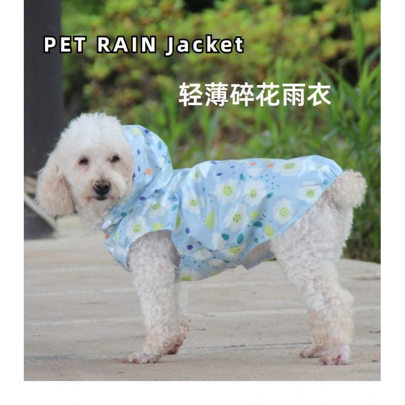 Dog Raincoat Waterproof Breathable Small Medium Dogs Teddy Corgi Outdoor Walking Pet Rain Jacket