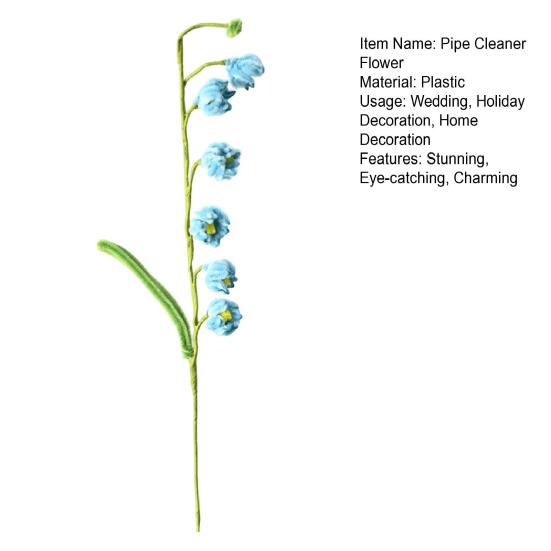 Ручная работа Цветок Ландыша Готовый Синельная проволока Цветочный Квиллинг Искусственный Цветок Подарки на День Святого Валентина Свадьбы Вечеринки Дни Рождения Дом