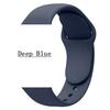 Sport Band For Apple Watch Series 1 2 3 4 5 SE 6 Wrist Strap Soft Silicone for 38mm 40mm 42mm 44mm
