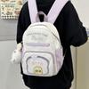 Student Cartoon School Bag Women's Large Capacity Campus Backpack Girls Color Block Backpack