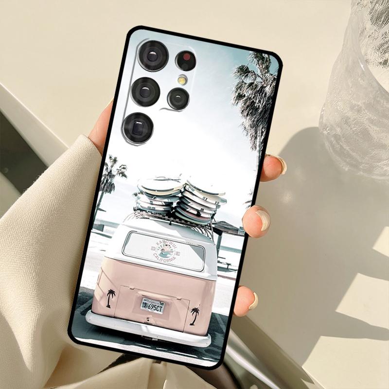 Combi Van Surf Case For Samsung Galaxy S23 Ultra S21 S22 S24 S25 Ultra S9 S10 Plus S25 FE S20 FE Back Cover