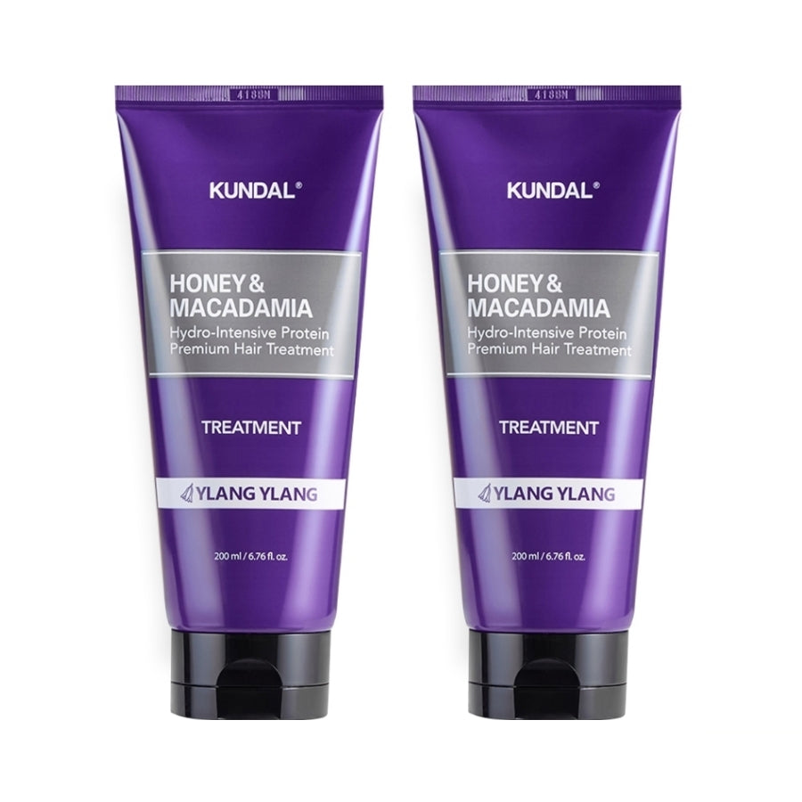 Kundal Honey & Macadamia Hair Treatment Ylang Ylang 200ml*1Pc/2Pcs