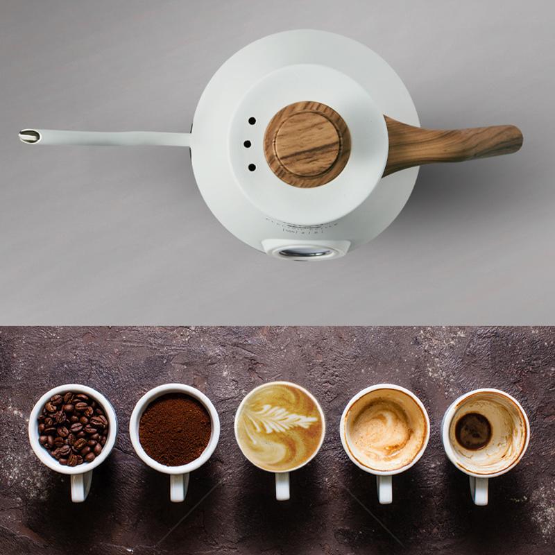 Электрический чайник в стиле ретро 110 В/220 В, 1,0 л, с узким горлышком, ручной заварочный кофейник, быстронагревающийся чайник с термометром