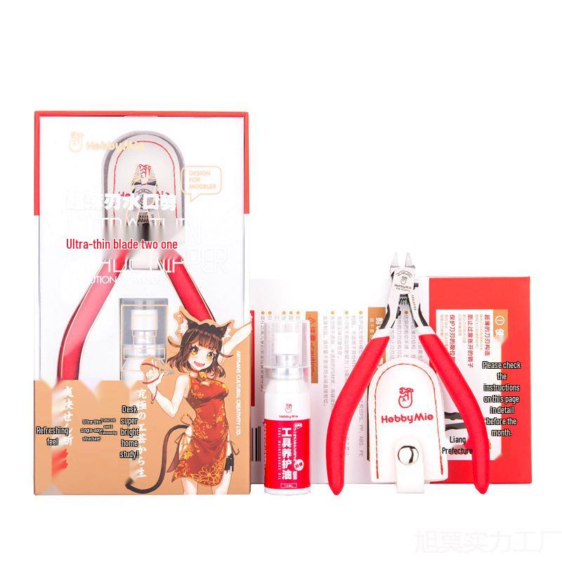 Острые однолезвийные плоскогубцы из углеродистой стали для сборки моделей Gundam и военной техники