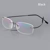 Elder Rectangular Unisex Spectacles Eyeglass Reading Glasses Memory Titanium Rimless