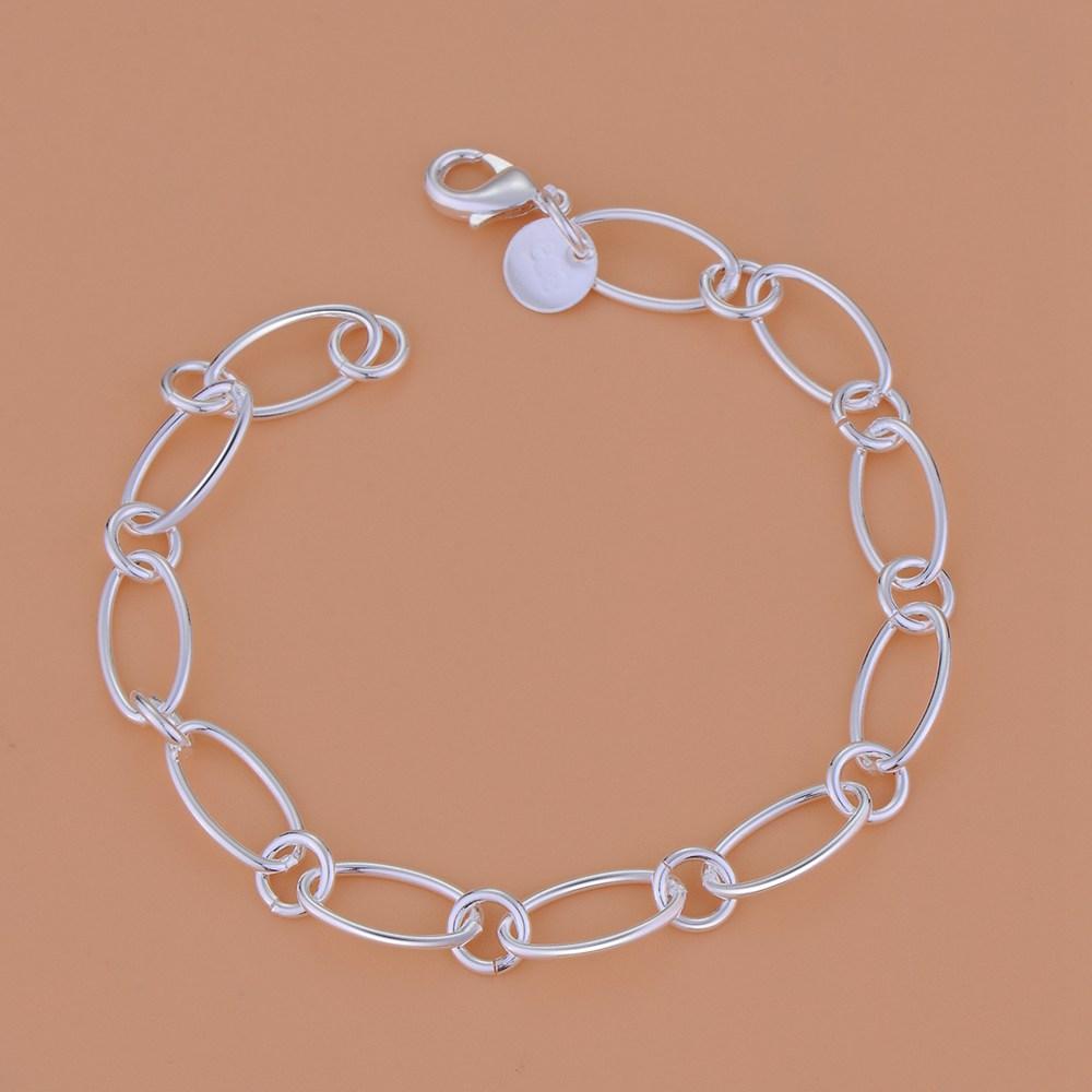 925 Silver Bracelet Heart High Quality Romance Chain For Woman Men Fashion Engagement Party Wedding Jewelry Gift